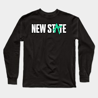 New State PUBG (White) Long Sleeve T-Shirt